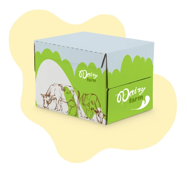 pack de cajas de cartn troquelado